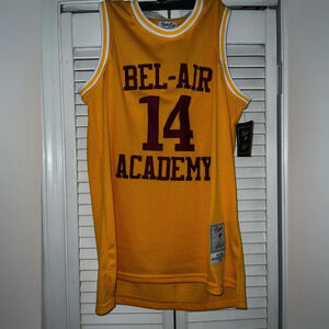 NWT Vintage Will Smith #14 Bel Air Academy Classic Reels Basketball Jersey